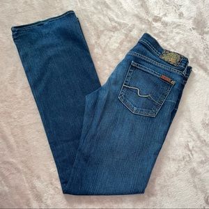 7 for all mankind boot cut jean size 29
